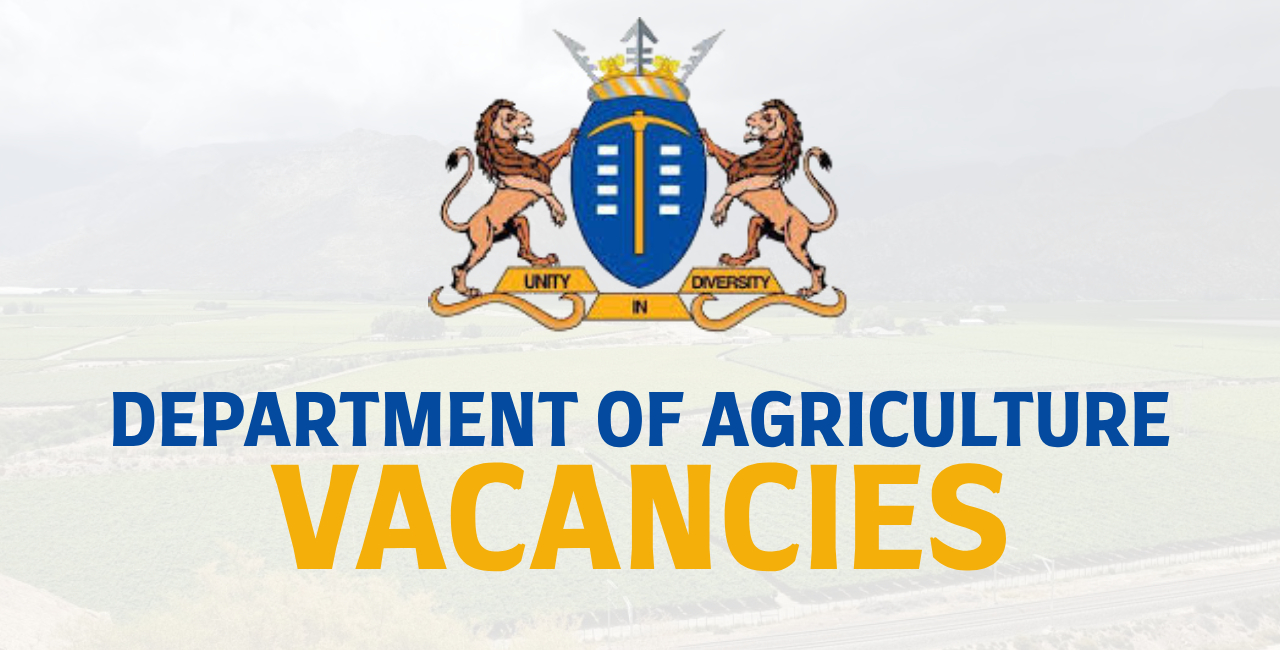 Department Of Agriculture Vacancies