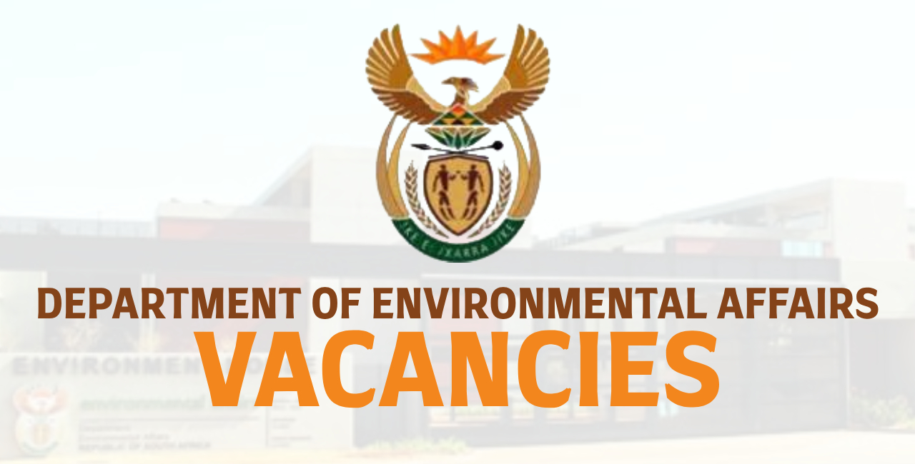 Department Of Environmental Affairs Vacancies