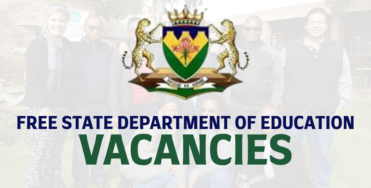 Free State Department Of Education Vacancies