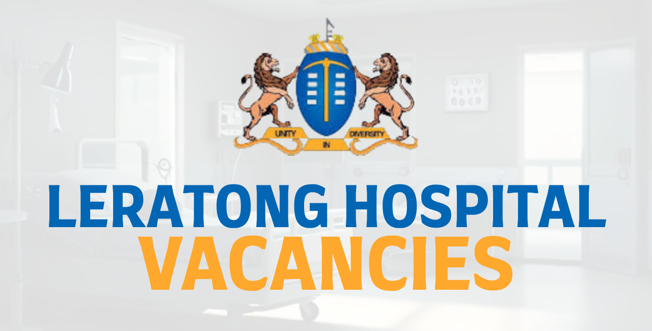 Leratong Hospital Vacancies
